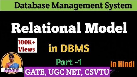 L3.1 Relational Model in DBMS | RDBMS | Relational Model Concepts, Examples, Terminology | DBMS