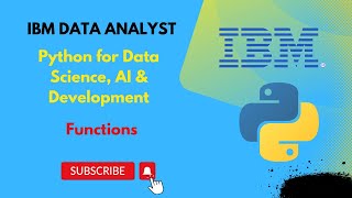 Functions || Python for Data Science, AI & Development || IBM Data Analyst