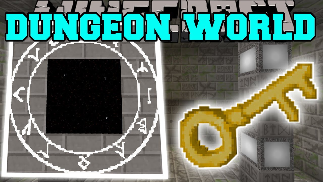 Minecraft: DUNGEON DIMENSION MOD (CAN YOU SURVIVE & GAIN EPIC TREASURES