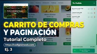 Information Carrito de Compras. Con HTML, CSS y  Javascript. Aprender haciendo.Sin Frameworks. Update
