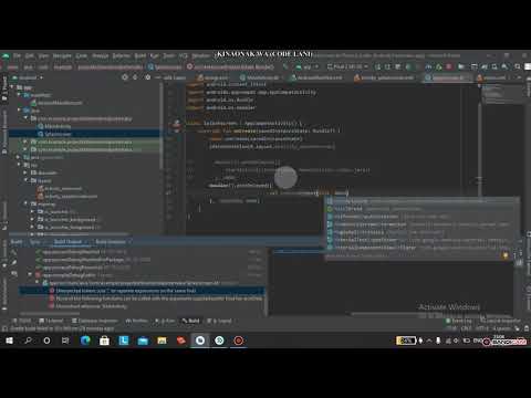 SplashScreen with Handler postDelayed (Unexpected tokens (use ' to separate expressions onthe...))