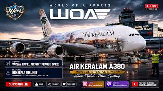 World of Airports Live: Prague (PRG) ✈️ 4K No Commentary ASMR | HNKeralaAirlines screenshot 3