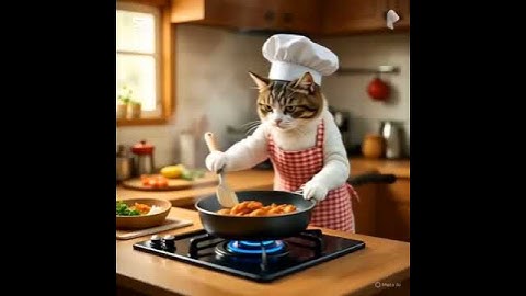 AI Cat Chef: The Cutest Cat Cooking Ever! 🍳🐾 | ChefCat AI #aicat #aichef #chefcatai