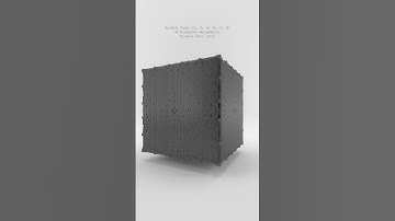 3D Cellular Automaton Growth Case {1,3,4,5,7,8}, 2 states, 8 diagonal neighbors, single cell init
