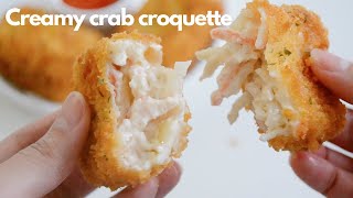 EASY CREAMY CRAB CROQUETTE RECIPE