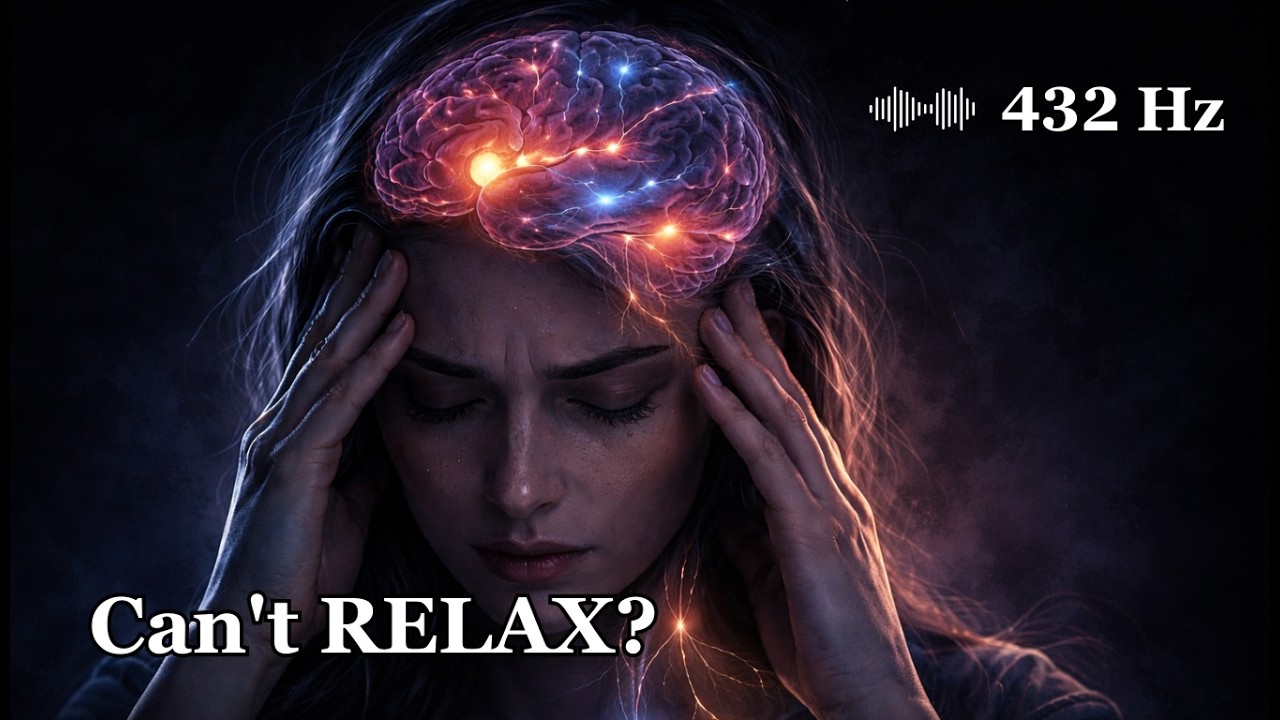 Can’t Relax? This is What Chronic Stress Does (science explained slowly) | (432Hz Deep Ambience)