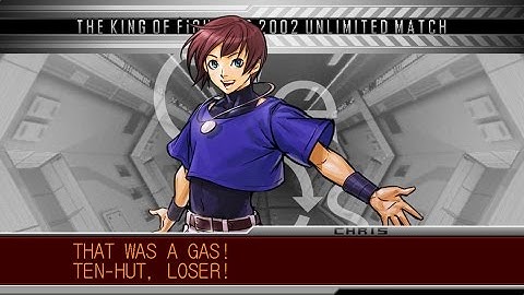 The king of fighters 2002UM CHRIS COMBO