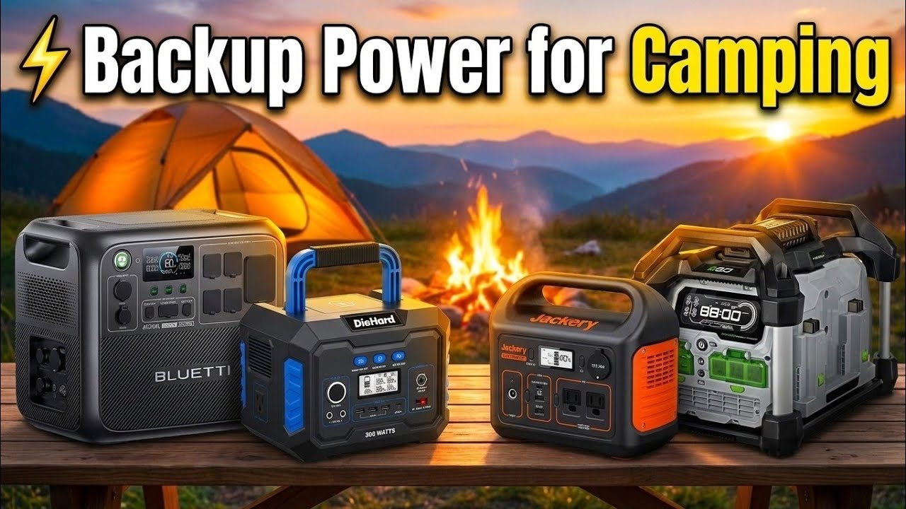 Top 5 Best Portable Power Stations 2026 ⚡ Backup Power for Camping ...