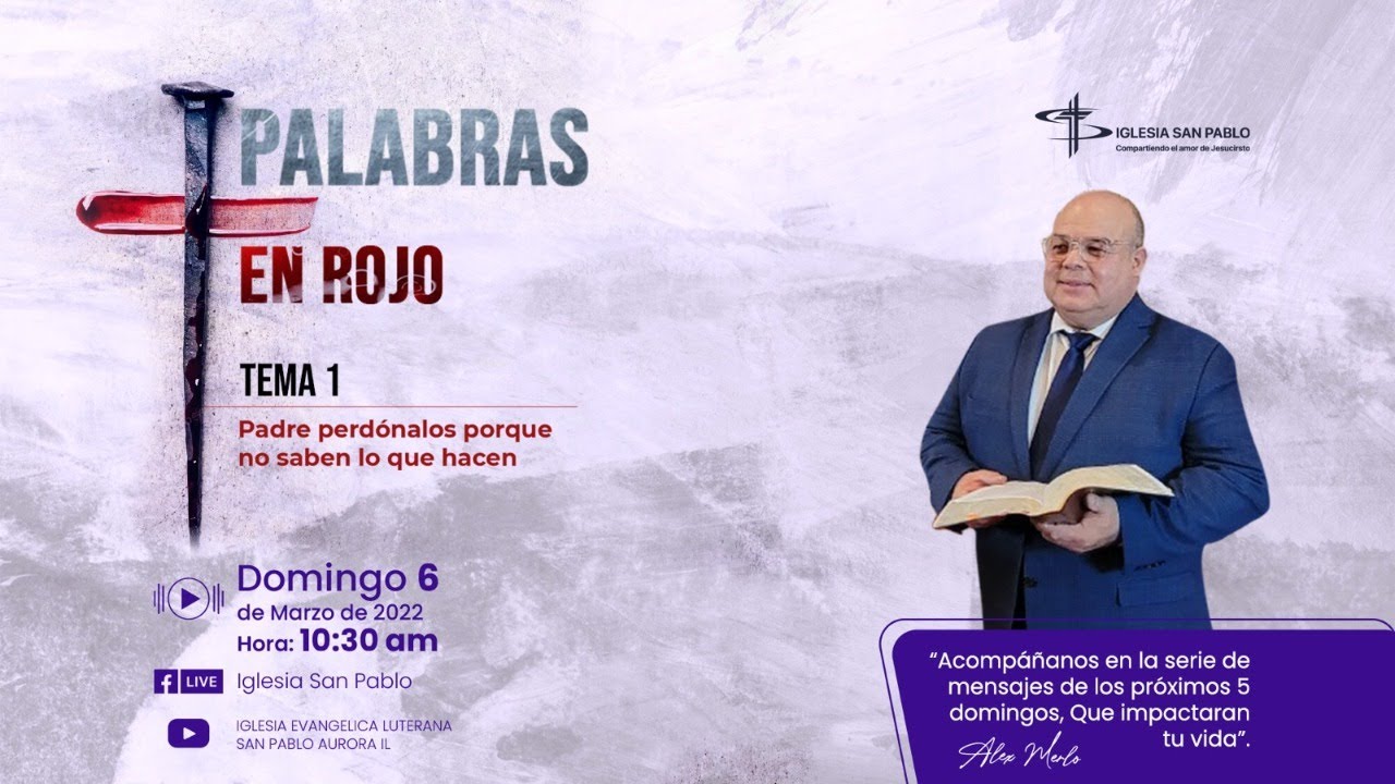 PALABRAS EN ROJO: PADRE PERDÓNALOS PORQUE NO SABEN LO QUE HACEN ...