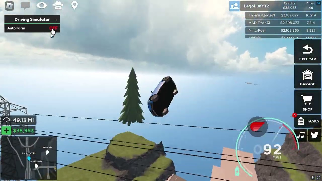 driving simulator autofarm script