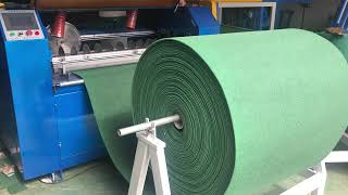 Abrasive pad kitchen sponge cleaner automatic cutting machine, making machine