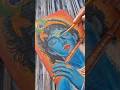 Drawing on cardboard using oil pastels colours #krishna #drawing
