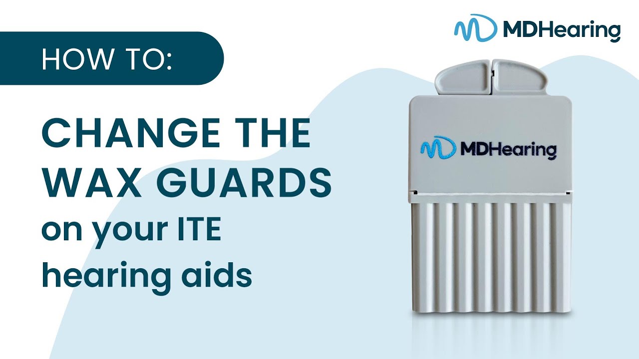 How to change the wax guard on your ITE hearing aid YouTube