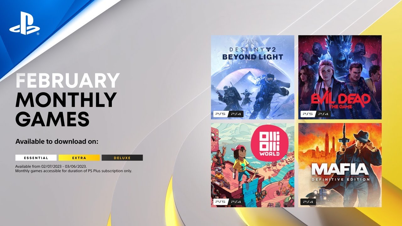 PlayStation Plus Monthly Games February 2023 YouTube