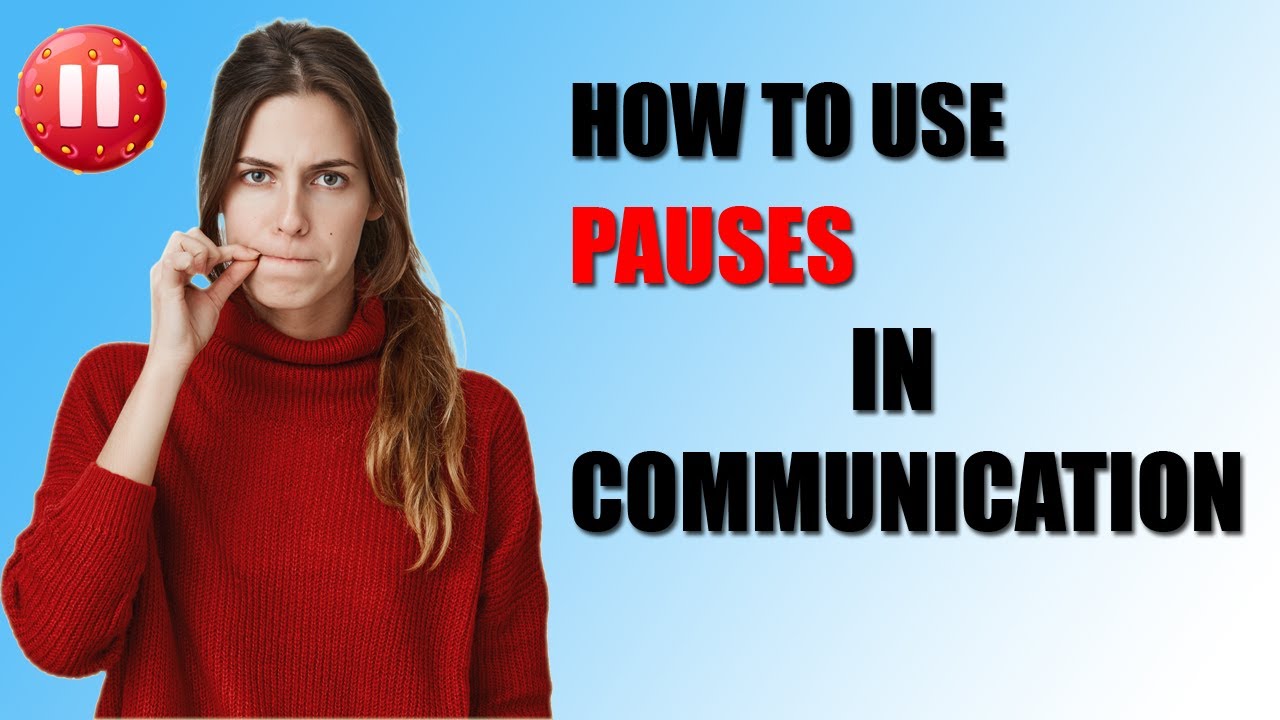 Maximizing the Impact of Your Words Through the Use of Pauses - YouTube