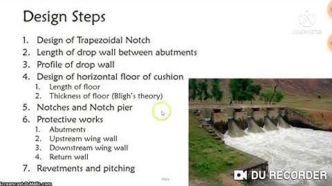 introduction to design of trapezoidal notch fall