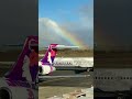 Three Hawaiian 717&#39;s &amp; A Rainbow! #Shorts