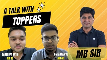 Conversation With Toppers | IIT JEE | MB Sir | Kota Pulse by Unacademy