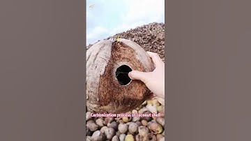 How to make charcoal  from waste coconut shell?