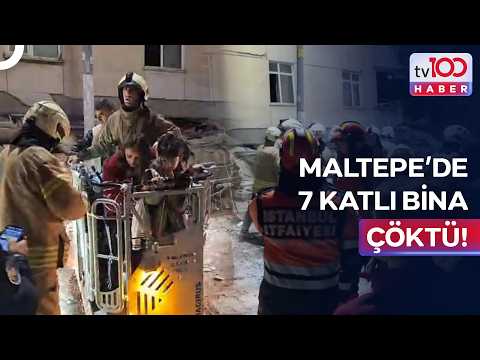 Breaking News... 3 Floors of a 7-Story Building Collapsed in Maltepe! People Trapped Under the Ru...