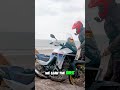 Stuck in Sand Motorcycle Leaning Trick Saves the Day! Honda Transalp 750