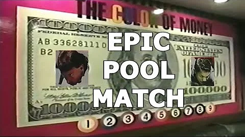 The MOST EPIC POOL MATCH of All Time - The Color of Money Match - Efren Reyes vs. Earl Strickland