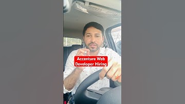 Accenture Web Developer New Associate | Accenture Hiring 2025 Batch | Fresher Jobs 2025 | Off Campus