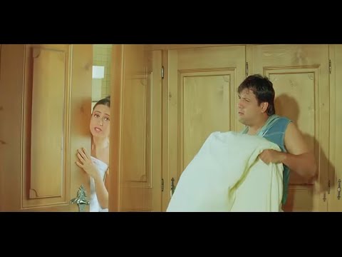 मासी, तौलिया दे दो ना। कब से चिल्ला रही हूँ, पास आओ तो - Hero no 1 - Karishma & Govinda जबरदस्त सीन