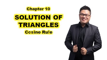 Add Math | Solution Of Triangles (10.2 Cosine Rule) | SPM Form 4