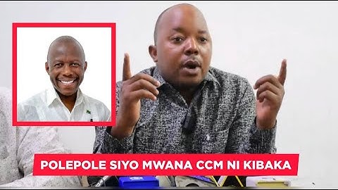 WANAHARAKATI WAMLIPUA VIBAYA POLEPOLE BAADA YA KUTANGAZA KUJIUZURU / HUO MOTO NI BALAA