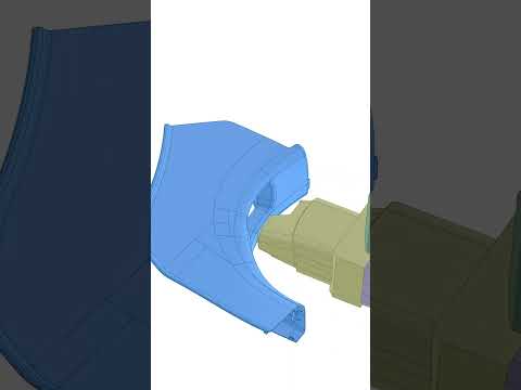 Injection mold structure case: cylinder core pulling + cylinder locking mechanism