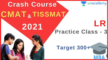 CMAT and TISSMAT 2021 | Crash Course | Logical Reasoning - Practice Class 3 | Ronak Shah