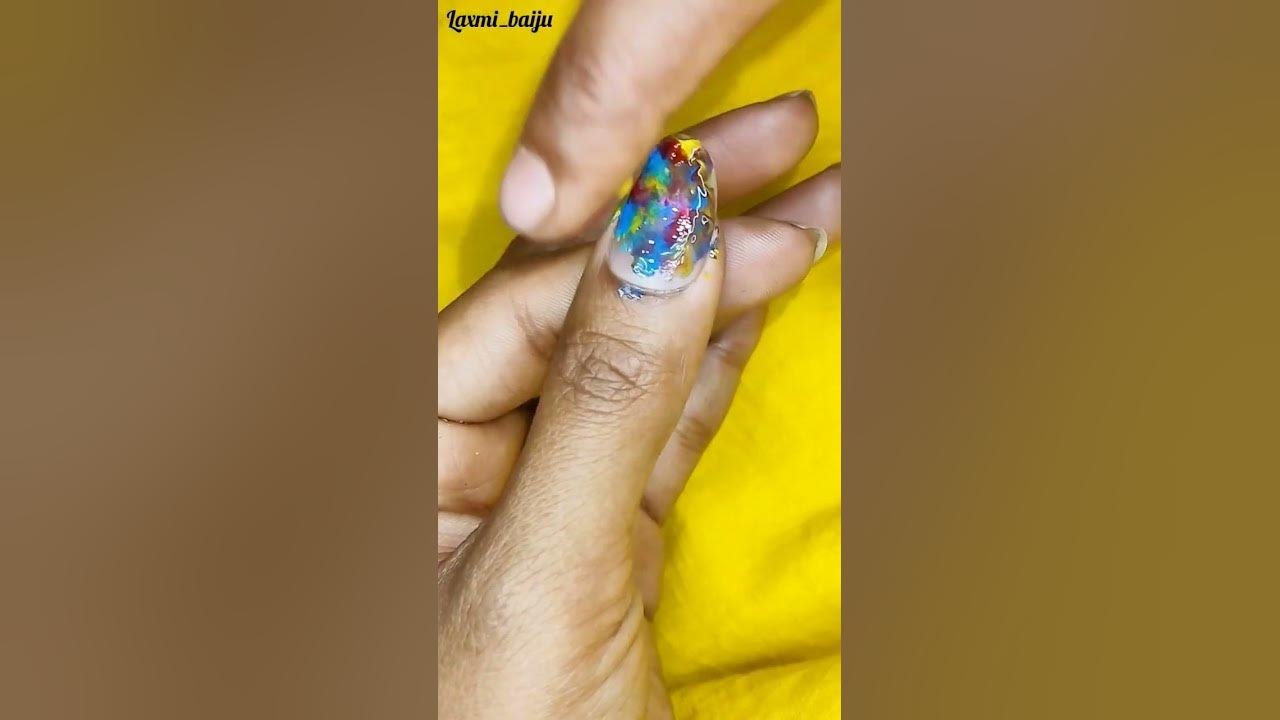 holi special nail art designs