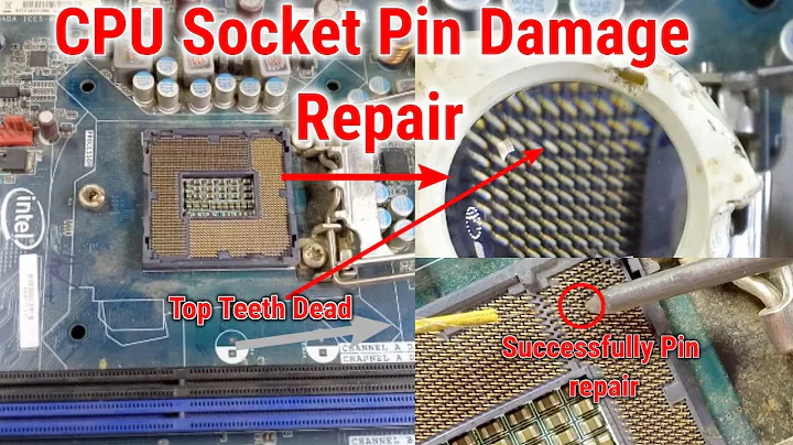 Fix Broken CPU Socket Pins Like a Pro! 🔧 | CPU Socket Repair Tutorial Step-by-Step