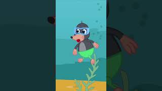 Salvando a Pequena Sereia 🧜‍♀️🧜‍♀️🧜‍♀️ Benny Mole #cartoon #animaçãoparacrianças #animado #shorts