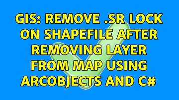 GIS: Remove .sr lock on shapefile after removing layer from map using ArcObjects and C#