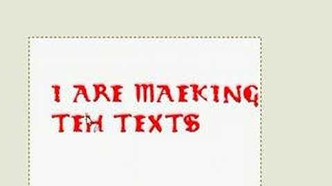 Text Effects in the GIMP