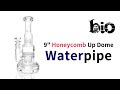ガラスボング『Bio Hazard - 9" Honeycomb Up Dome Waterpipe』