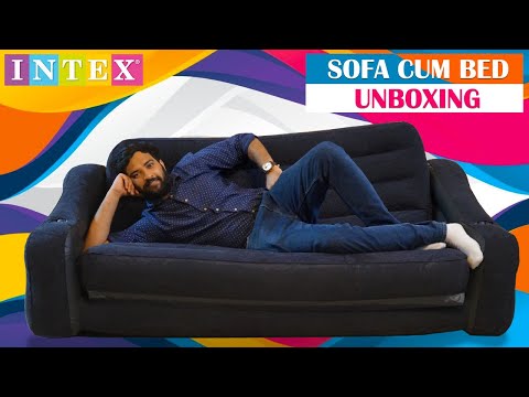 Intex Sofa Cum Bed Unboxing & Testing | Devil