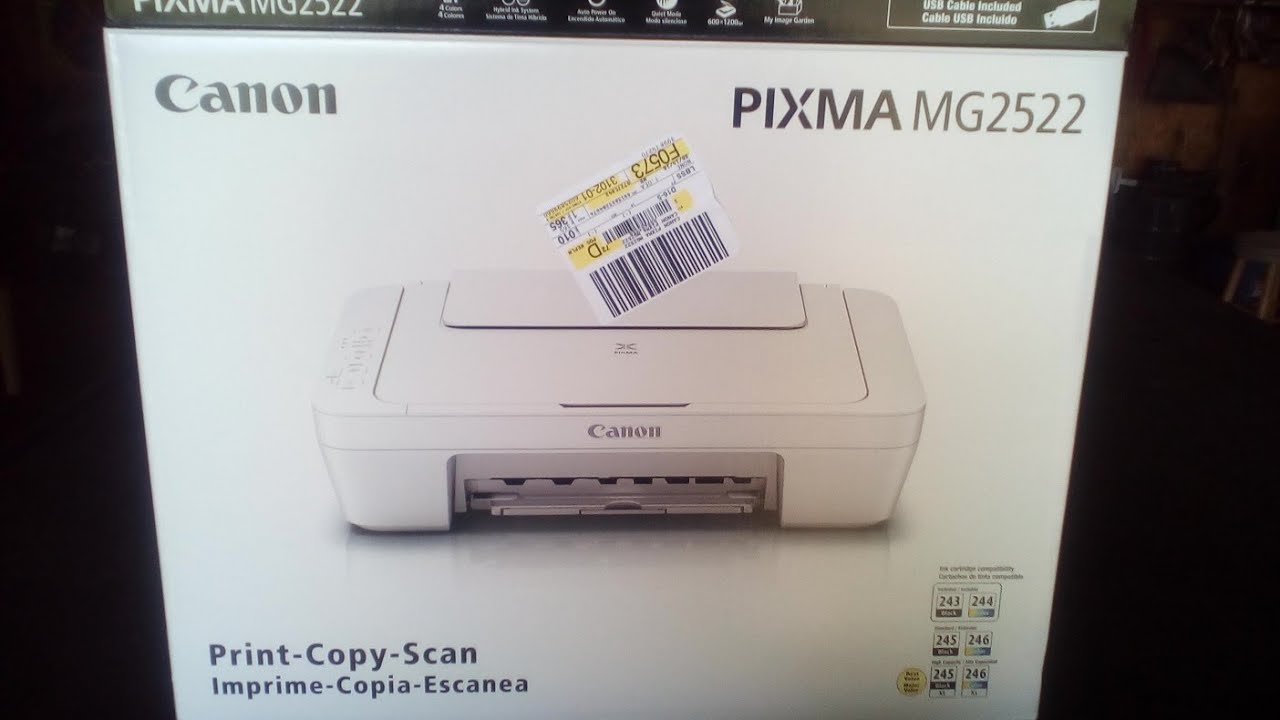 Canon PIXMA MG2522 printer unboxing, review & test - YouTube