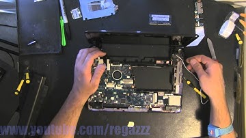 ACER ASPIRE ONE 722 take apart video, disassemble, how to open disassembly