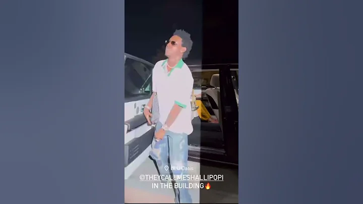 Shallipopi and is girlfriend just arrived at blue oasis 🎶🔥tonight will be hardest in Dubia