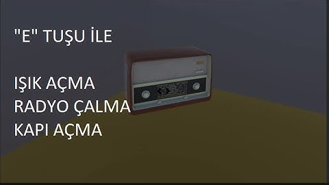 Unity Interfaces Örnekli Konu Anlatımı (Çok Basit ve Kullanışlı) Unity C#