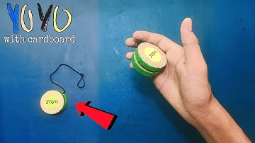 How to make a YOYO with cardboard | cardboard से YOYO कैसे बनाएं