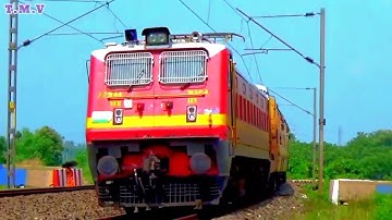 Dangerous Dust Storm Wap4 Howrah Intercity Express Bandel Katwa Local Train Skipping Huge Curve
