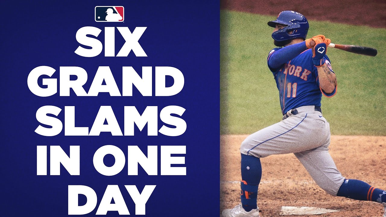 SIX grand slams in ONE day! MLB teams combine for second most grand