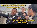 Cop Harass Man For His ID While He’s Changing His Tire