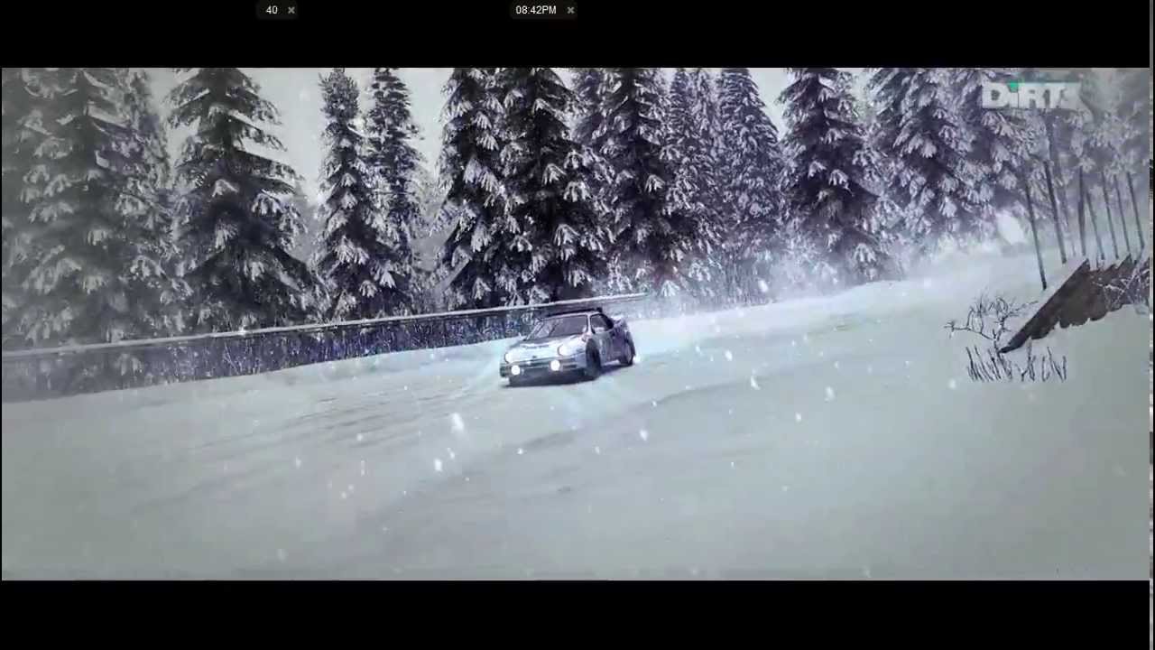 DiRT 3 - NORWAY, Kantvegen, SNOW, (FORD RS200),JumpOverCar, Replay