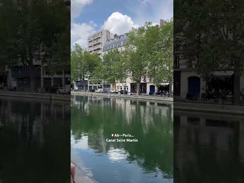 Video: Soseska Canal Saint-Martin v Parizu