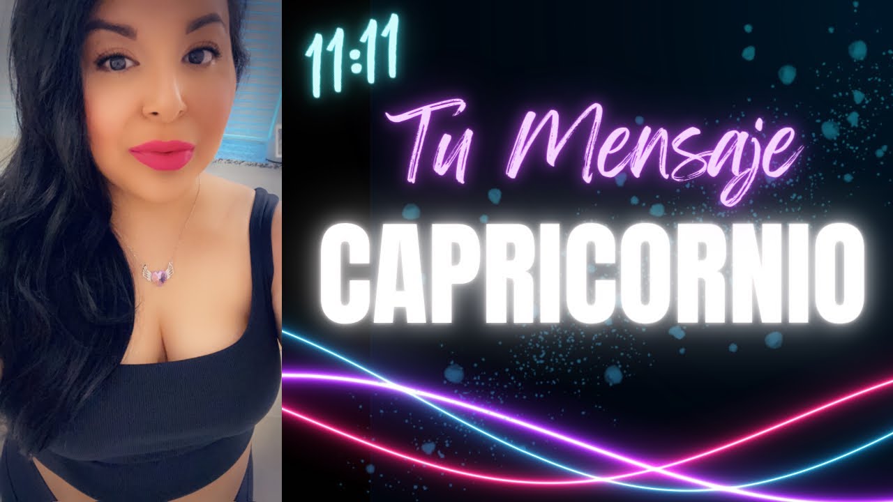 CAPRICORNIO ♑️ TODO LO BUENO LLEGA 😇 EL CAMBIO ES NECESARIO 😍 - YouTube